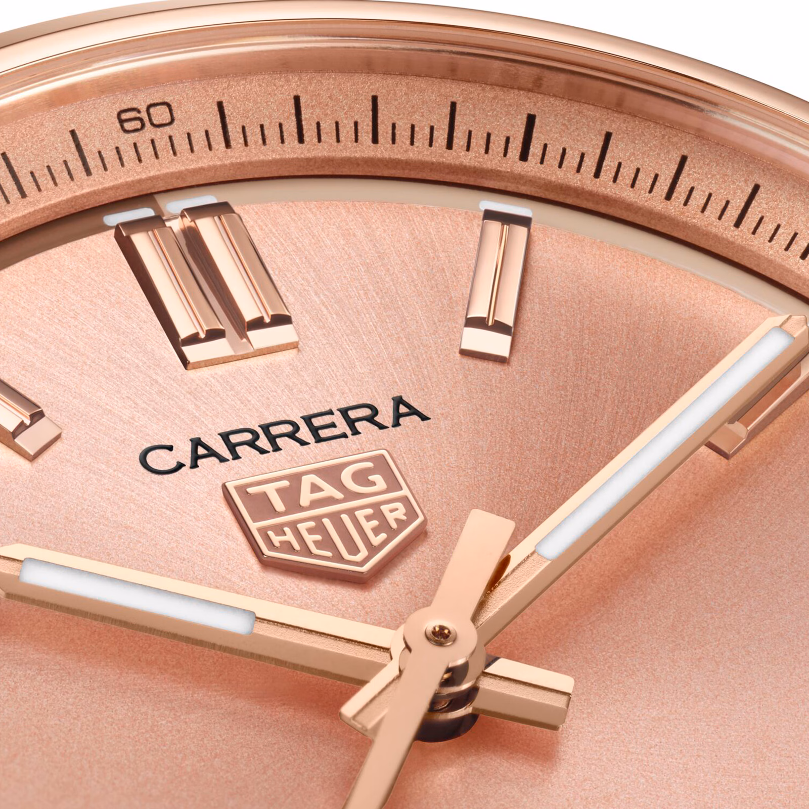 【Super Clone】TAG Heuer Carrera Date 36mm Ladies Watch Rose Gold WBN2350.BD0000