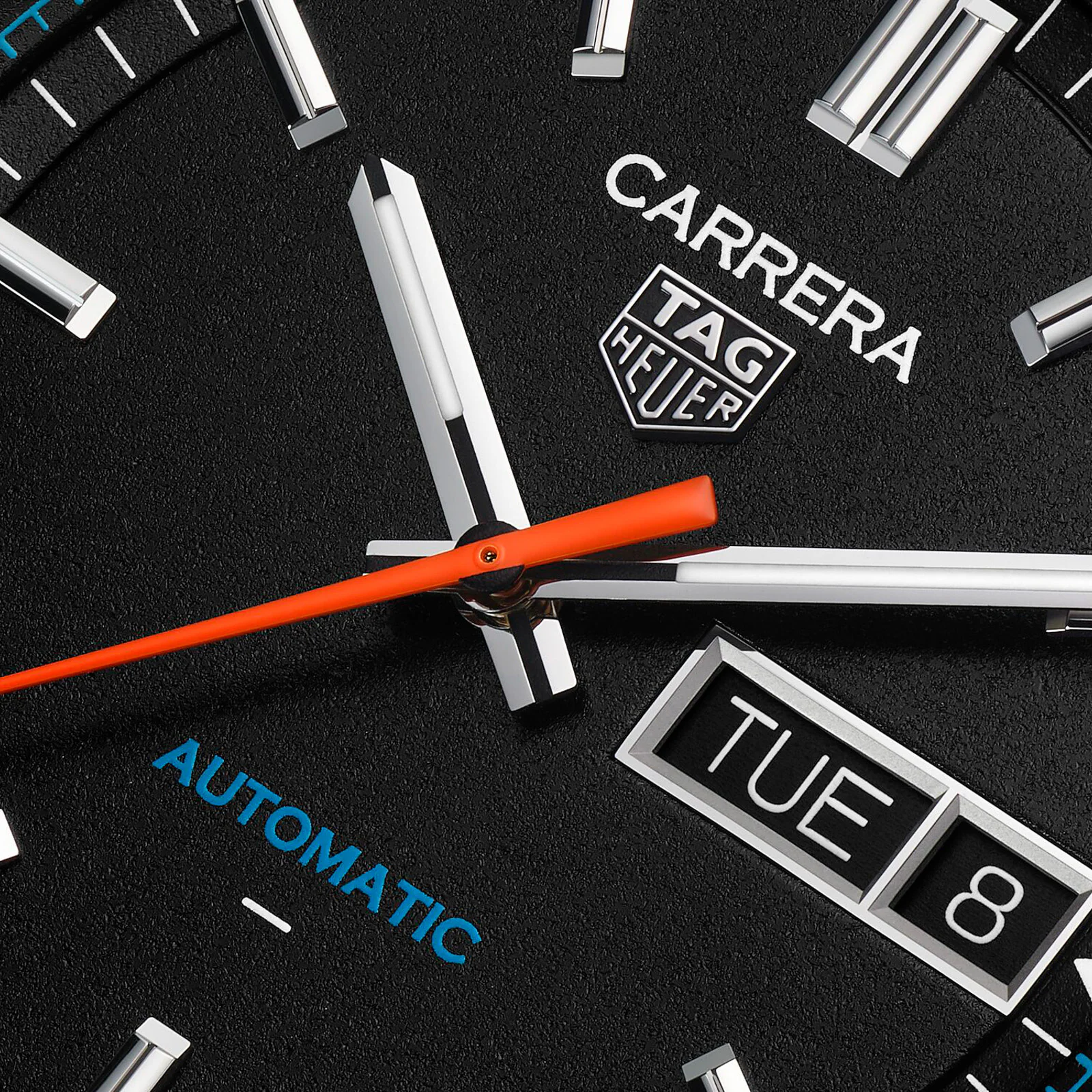 【Super Clone】TAG Heuer Carrera Day-Date 41mm Mens Watch Black WDA2110.FC6614