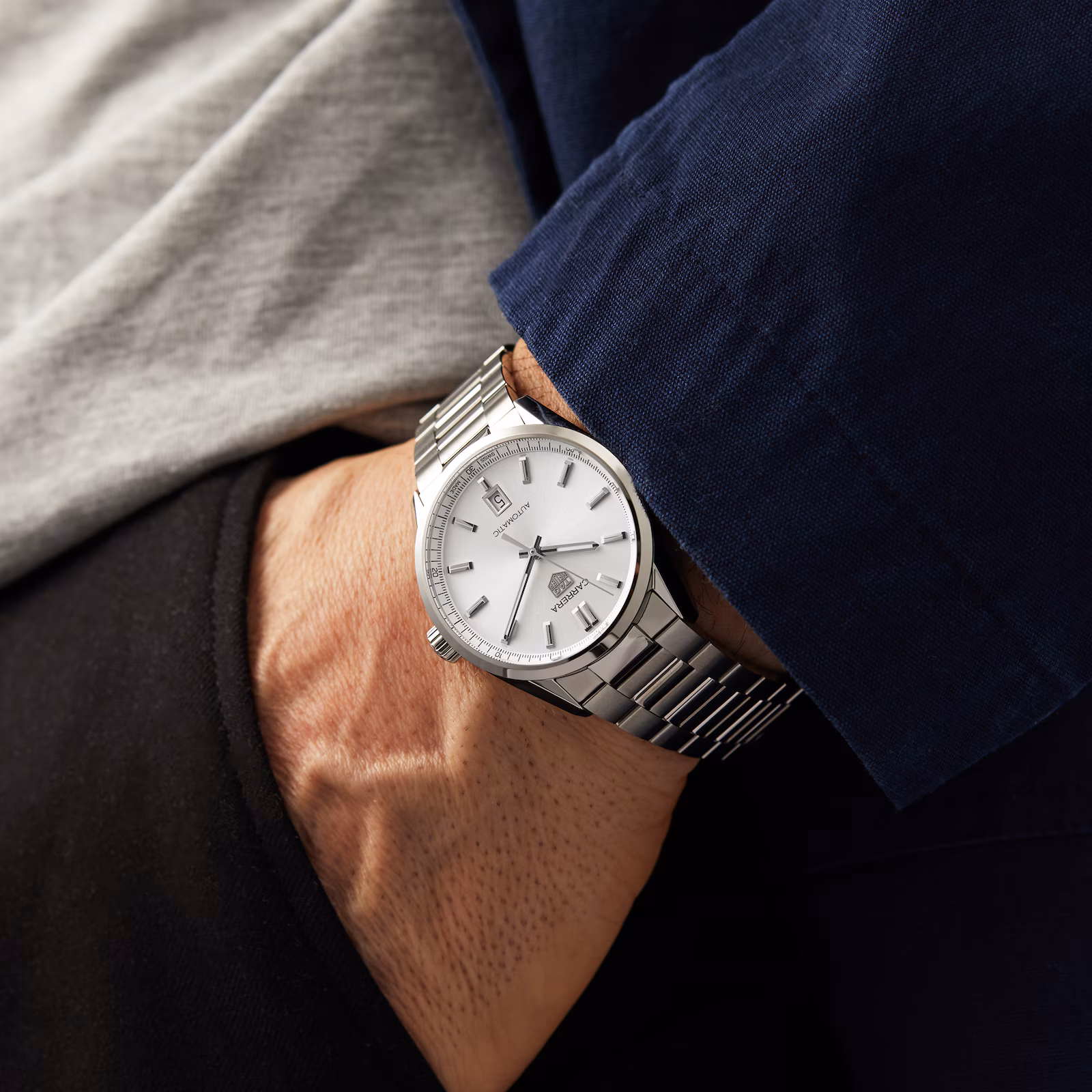 【Super Clone】TAG Heuer Carrera Three-Hand Date 39mm Automatic Mens Watch WBN2111.BA0639