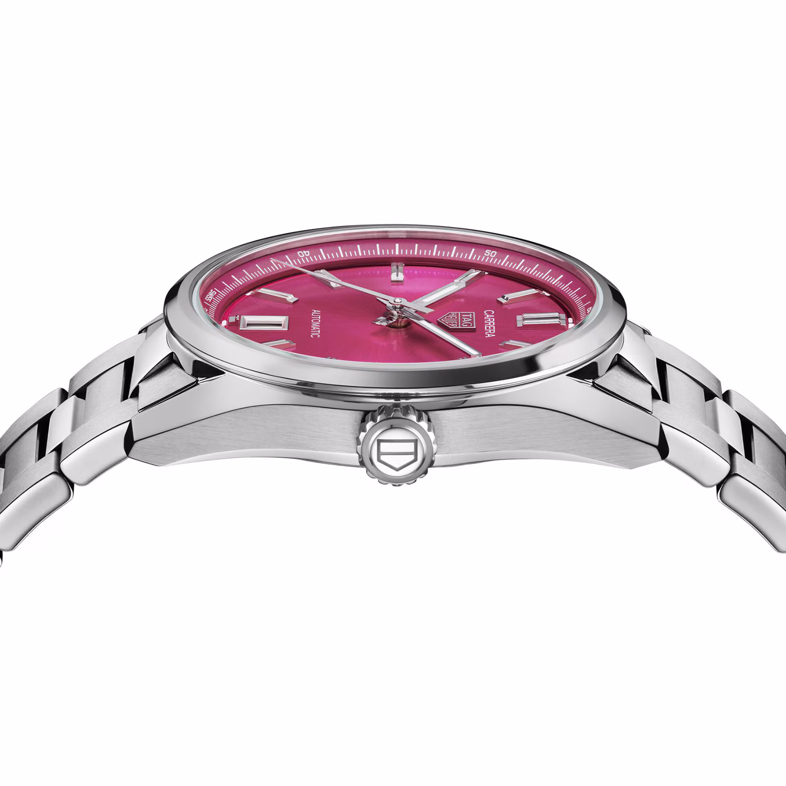 【Super Clone】TAG Heuer Carrera Date 36mm Unisex Watch Pink WBN2313.BA0001