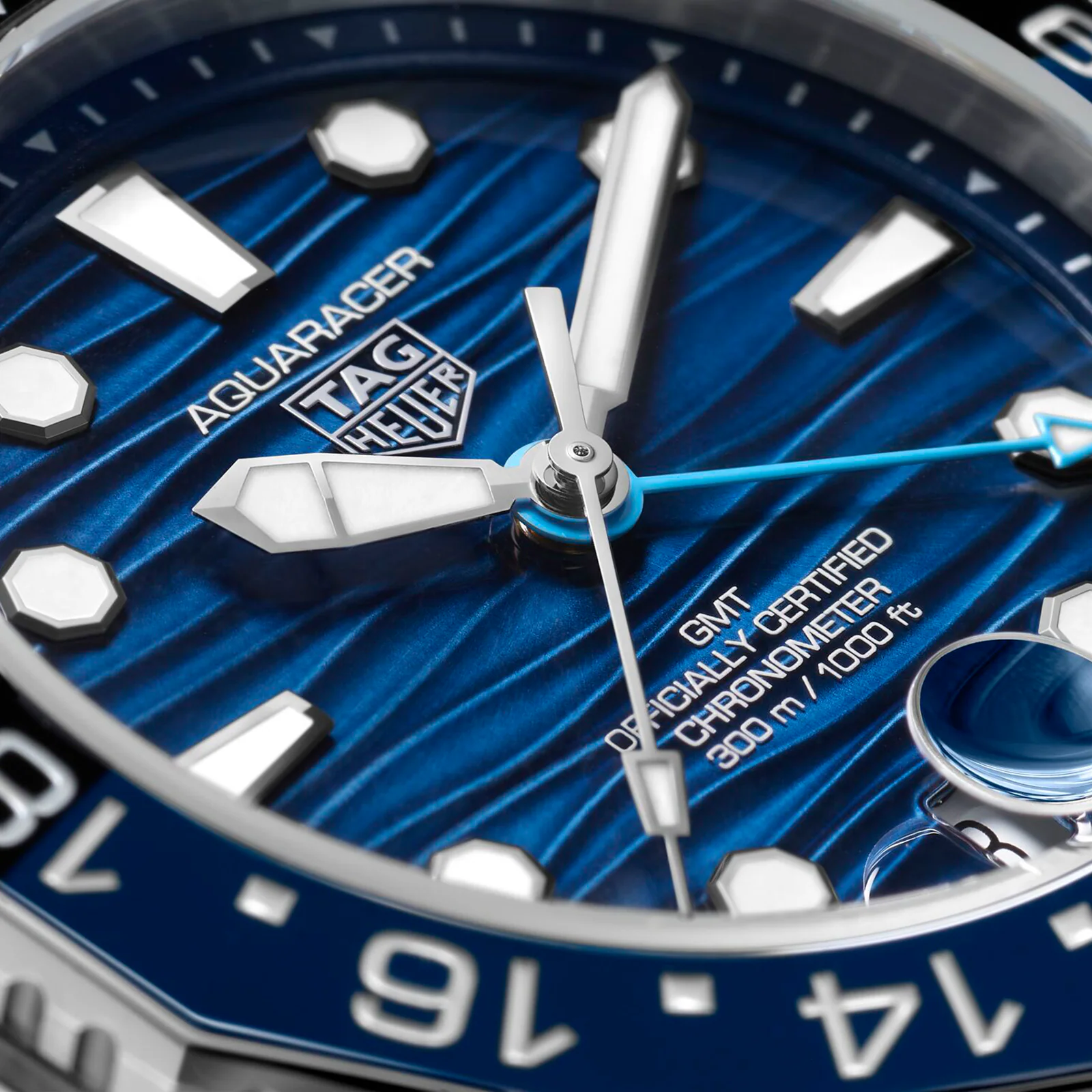 【Super Clone】TAG Heuer Aquaracer Professional 300 GMT 42mm Mens Watch Blue WBP5114.BA0013
