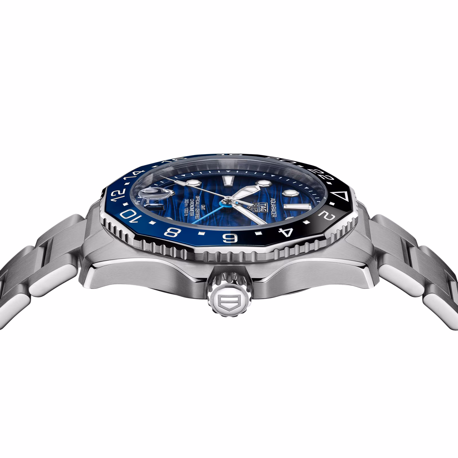 【Super Clone】TAG Heuer Aquaracer Professional 300 GMT 42mm Mens Watch Blue WBP5114.BA0013