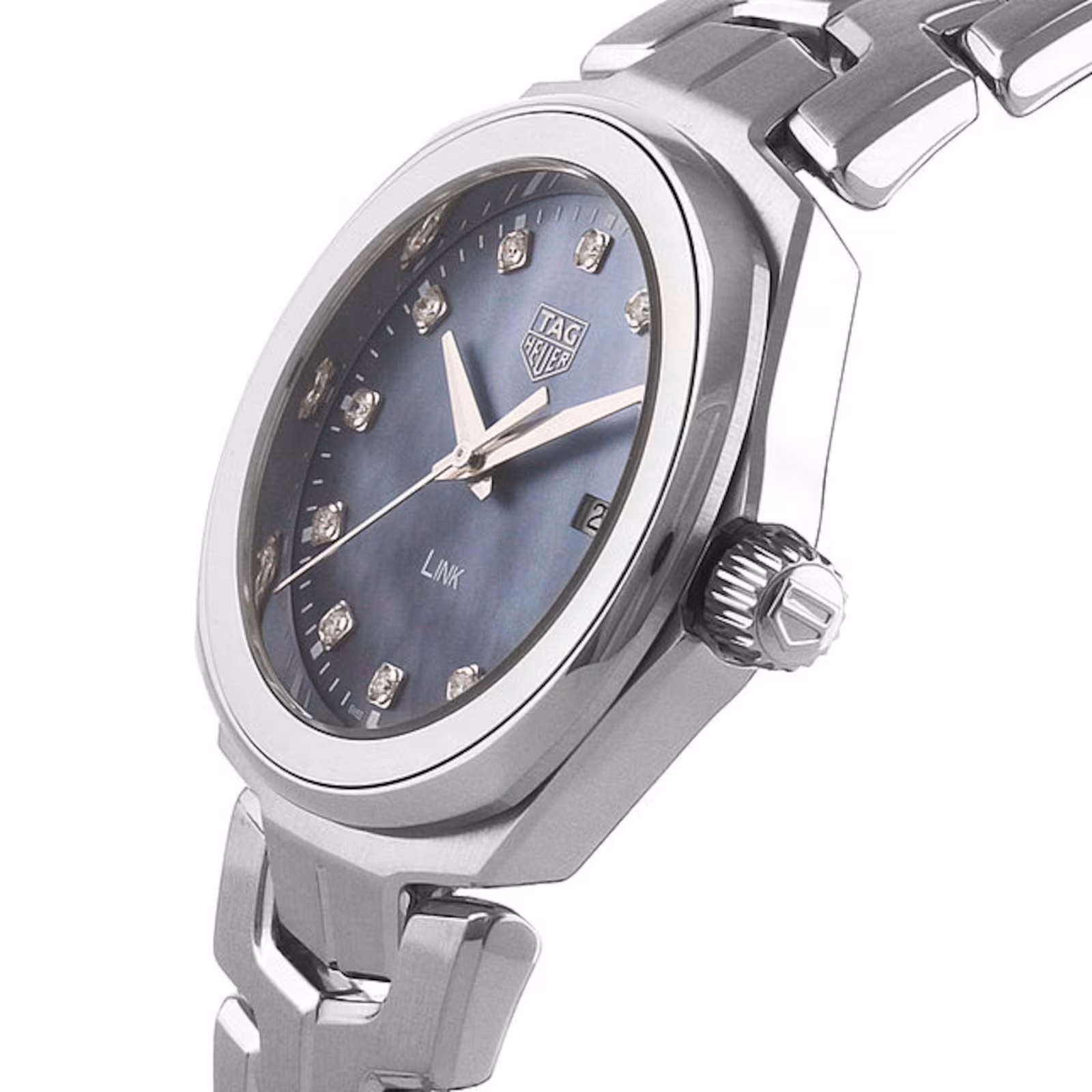 【Super Clone】TAG Heuer Link Quartz Date 32mm Mother Of Pearl Ladies Watch WBC1313.BA0600