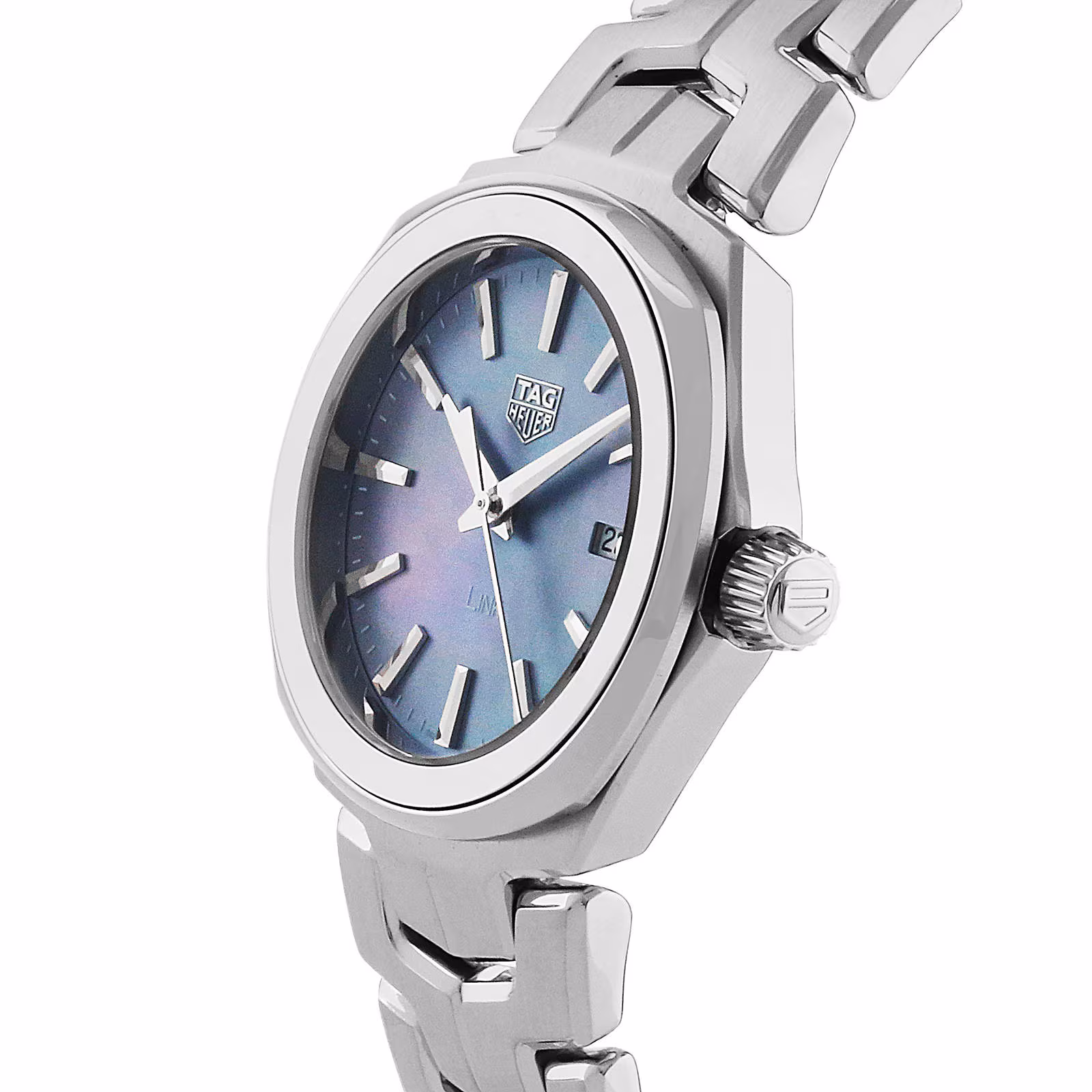 【Super Clone】TAG Heuer Link Quartz Date Mother Of Pearl Ladies Watch WBC1311.BA0600