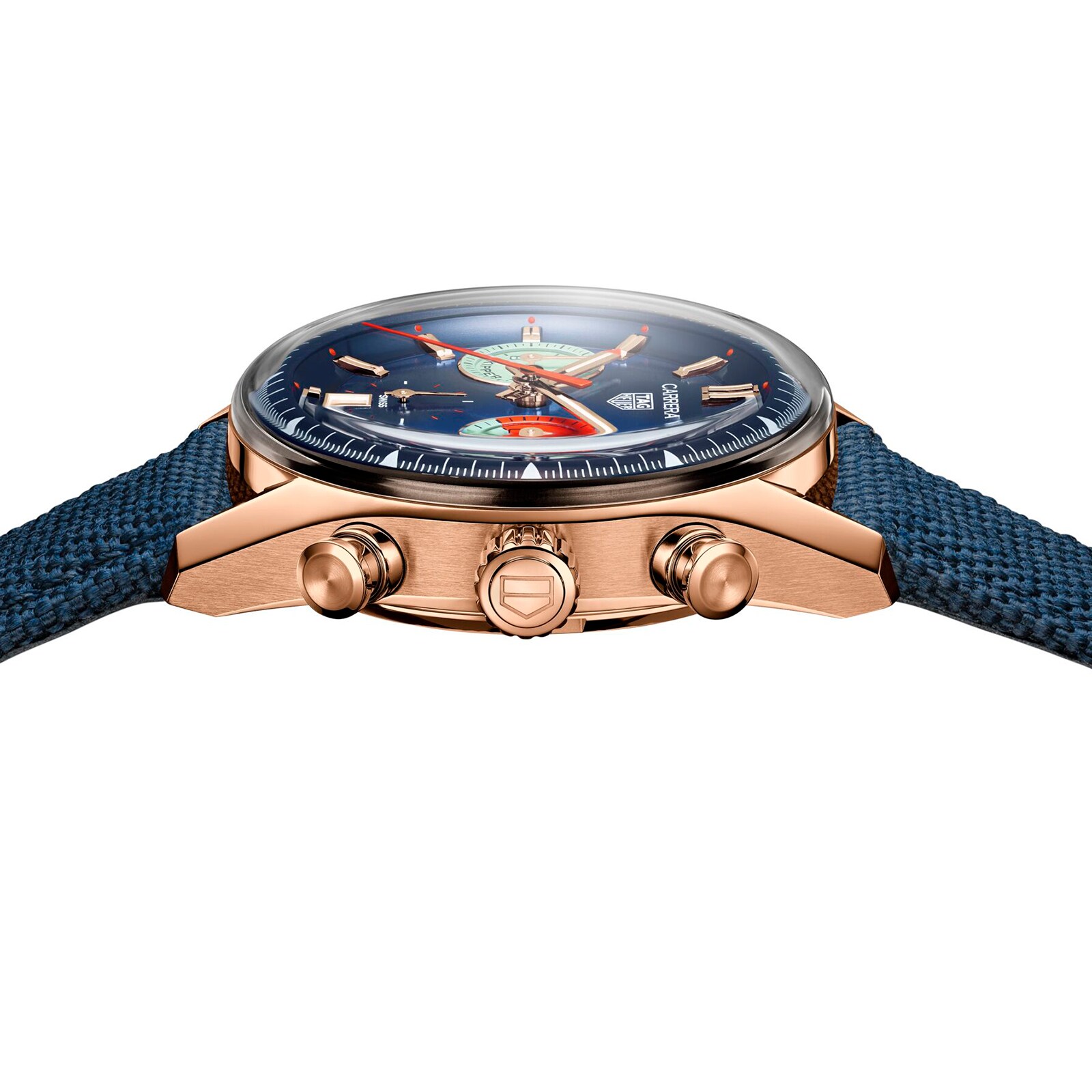 【Super Clone】TAG Heuer Carrera Skipper Chronograph 39mm Mens Watch Blue CBS2241.FN8023