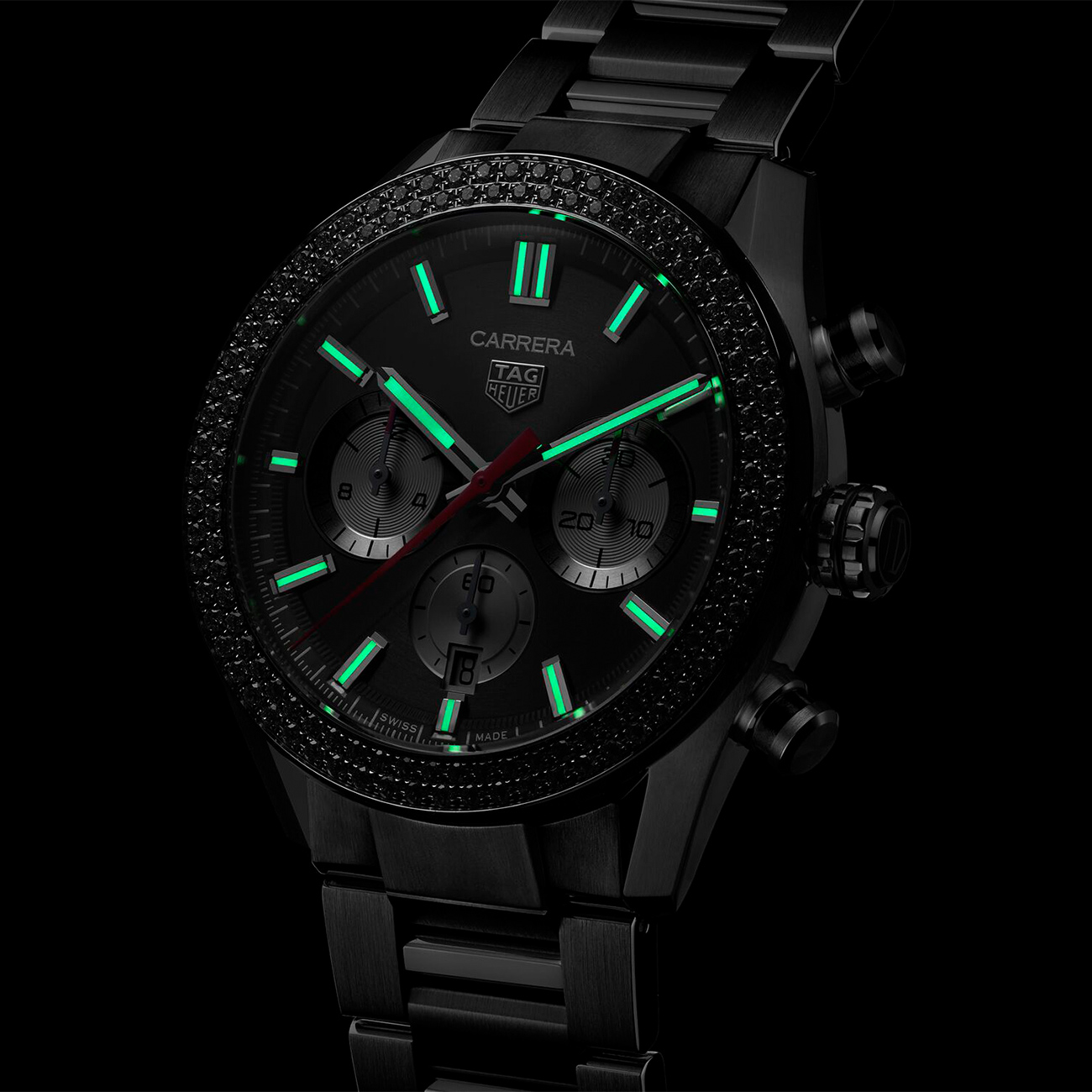 【Super Clone】TAG Heuer Carrera Chronograph  Automatic 44mm Steel CBN2A12.BA0643