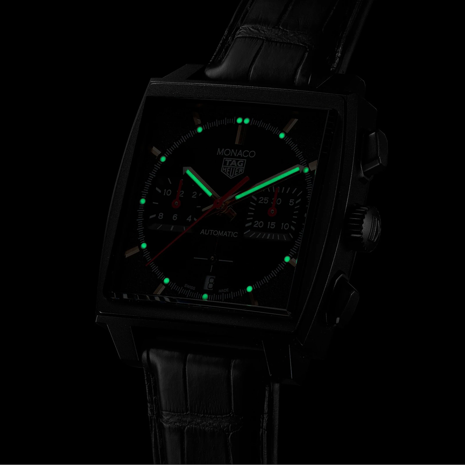 【Super Clone】TAG Heuer Monaco Dark Lord 39mm Mens Watch CBL2180.FC6497