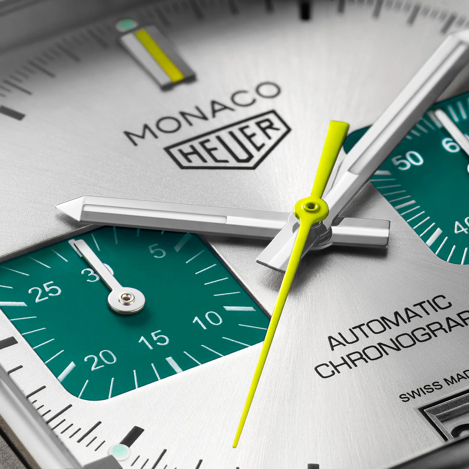 【Super Clone】TAG Heuer Monaco Chronograph Racing Green 39mm Mens Watch CAW218E.FC6565