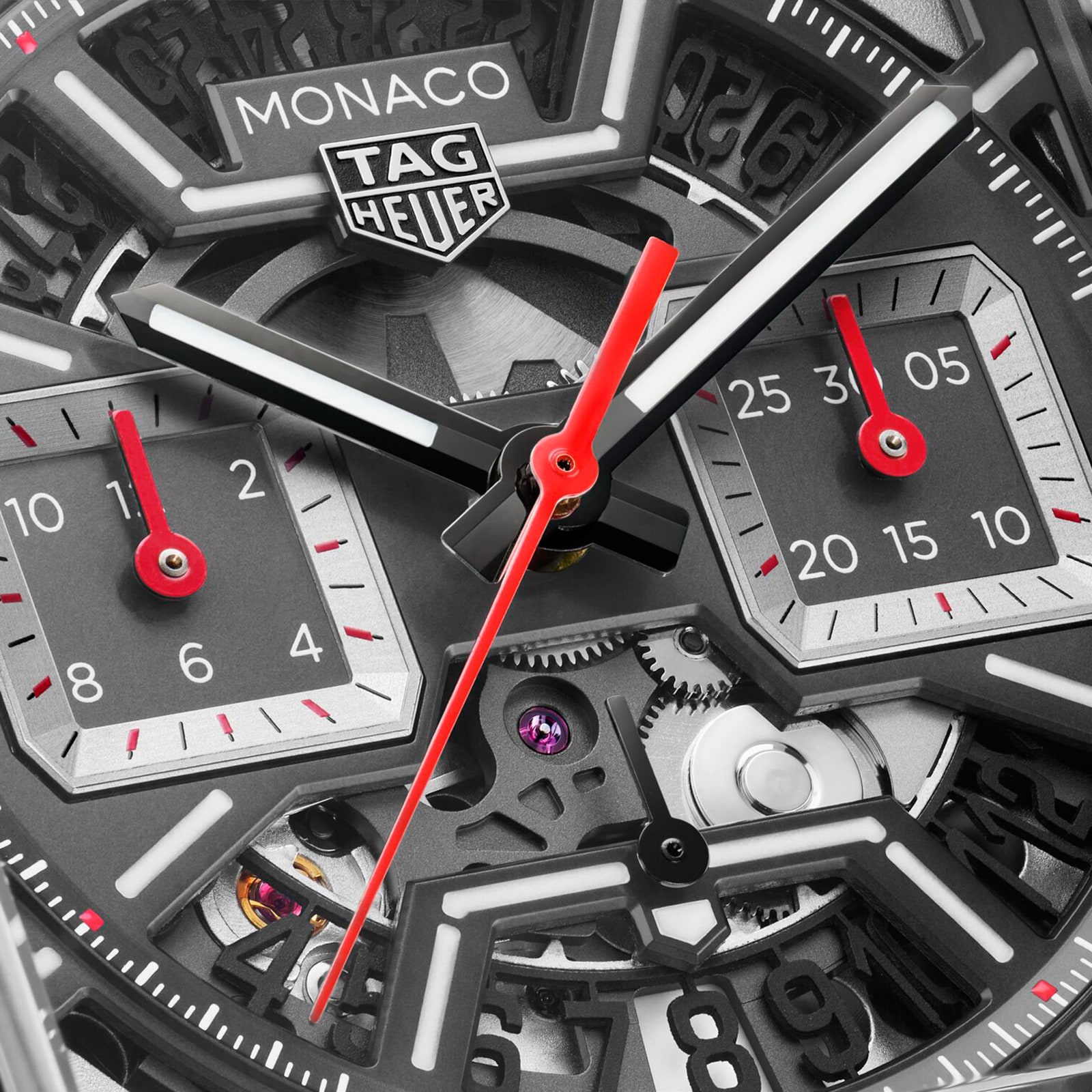 【Super Clone】TAG Heuer Monaco Chronograph 39mm Mens Watch Titanium Black CBL2183.FT6236