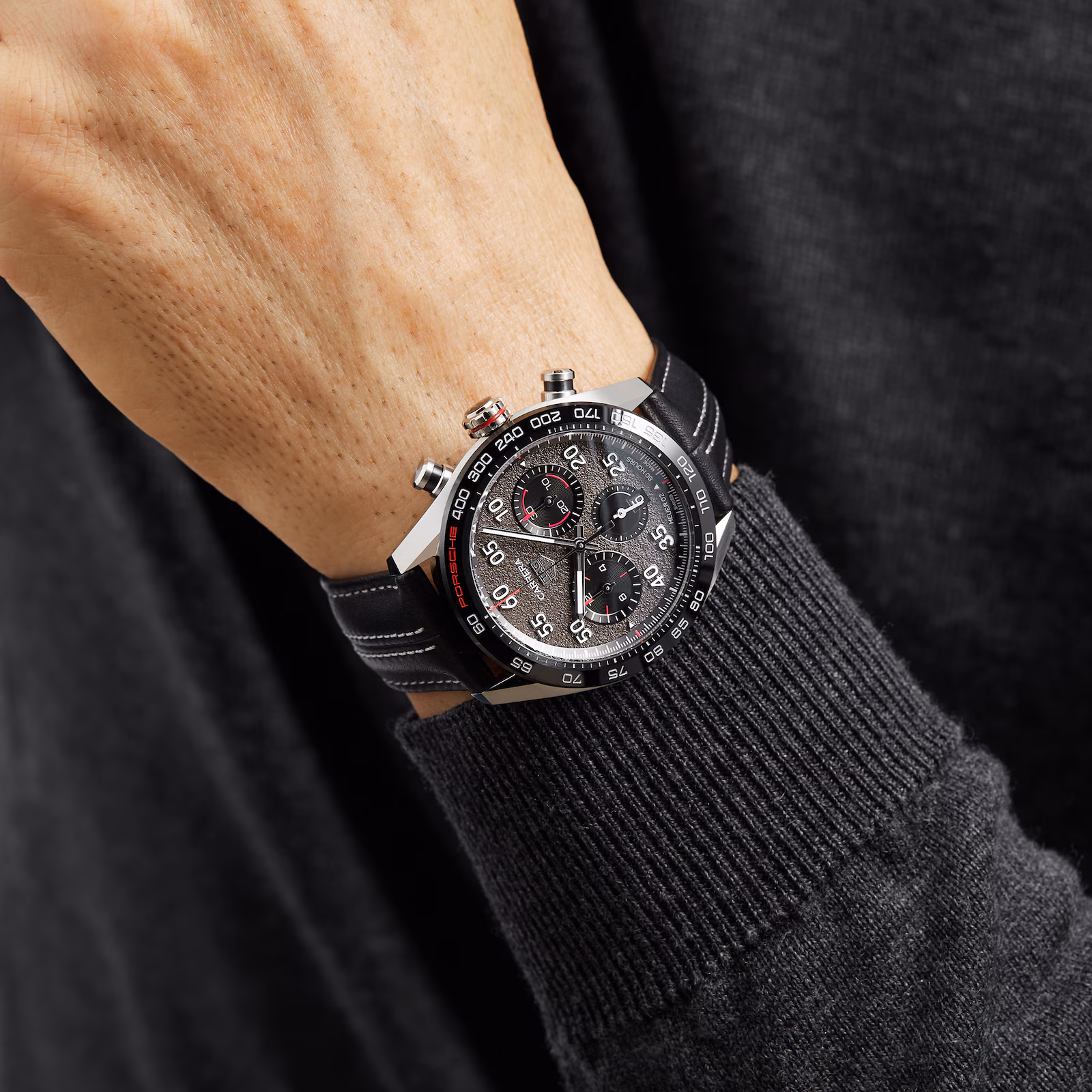【Super Clone】TAG Heuer Carrera Porsche Chronograph Special Edition 44 mm Calibre Heuer 02 Automatic CBN2A1F.FC6492