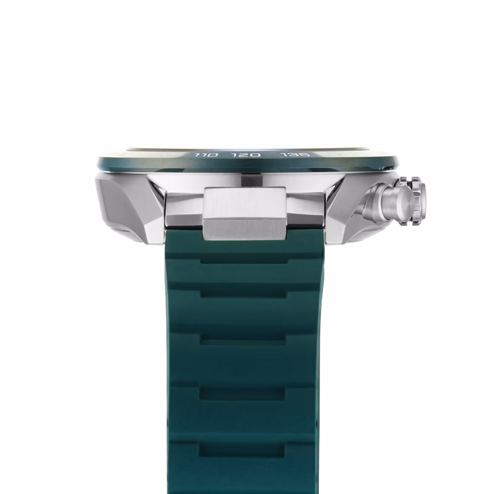 【Super Clone】TAG Heuer Carrera Chronograph 44mm Mens Watch Green Rubber CBN2A1N.FT6238