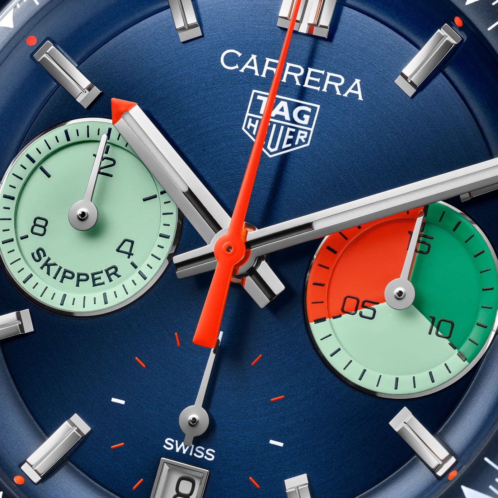 【Super Clone】TAG Heuer Carrera Chronograph Skipper 39mm Mens Watch Blue CBS2213.FN6002