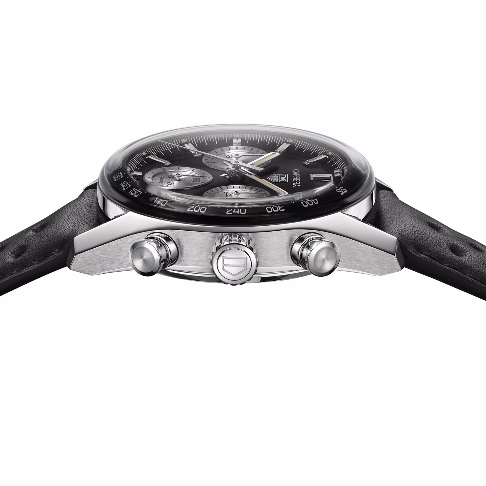【Super Clone】TAG Heuer Carrera Chronograph 39mm Mens Watch Black CBS2210.FC6534