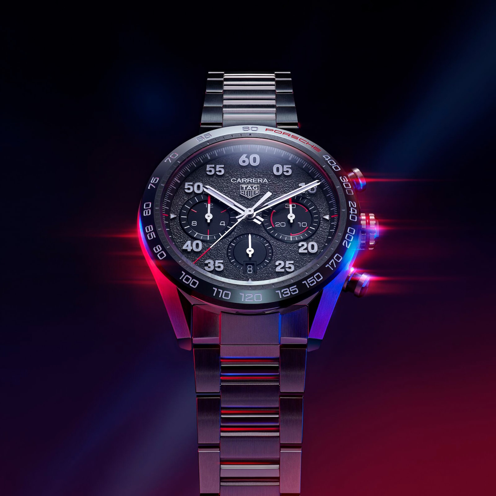 【Super Clone】TAG Heuer Carrera Porsche Chronograph Special Edition 44 mm Calibre Heuer 02 Automatic CBN2A1F.BA0643