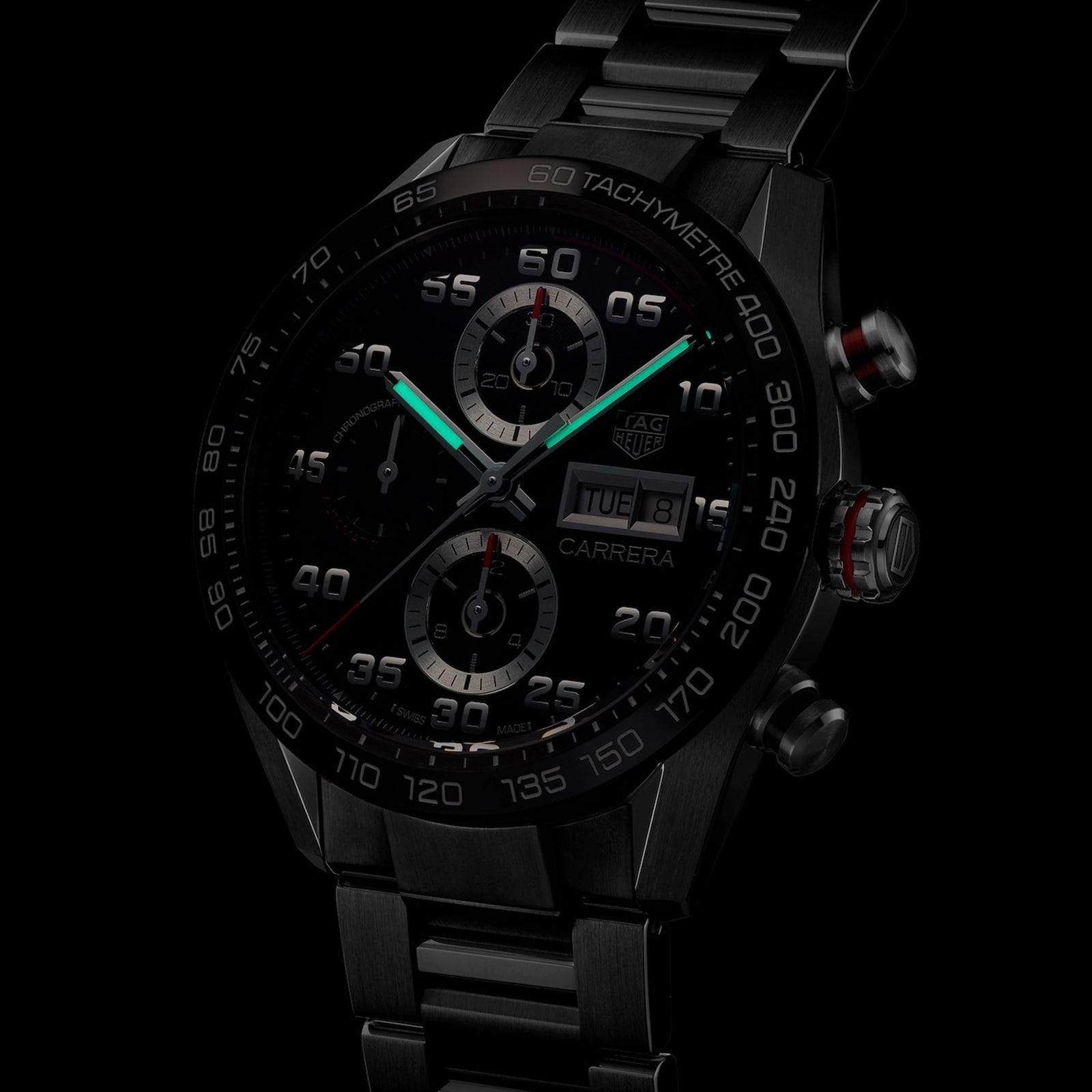 【Super Clone】TAG Heuer Carrera Chronograph Automatic 44mm CBN2A1AA.BA0643