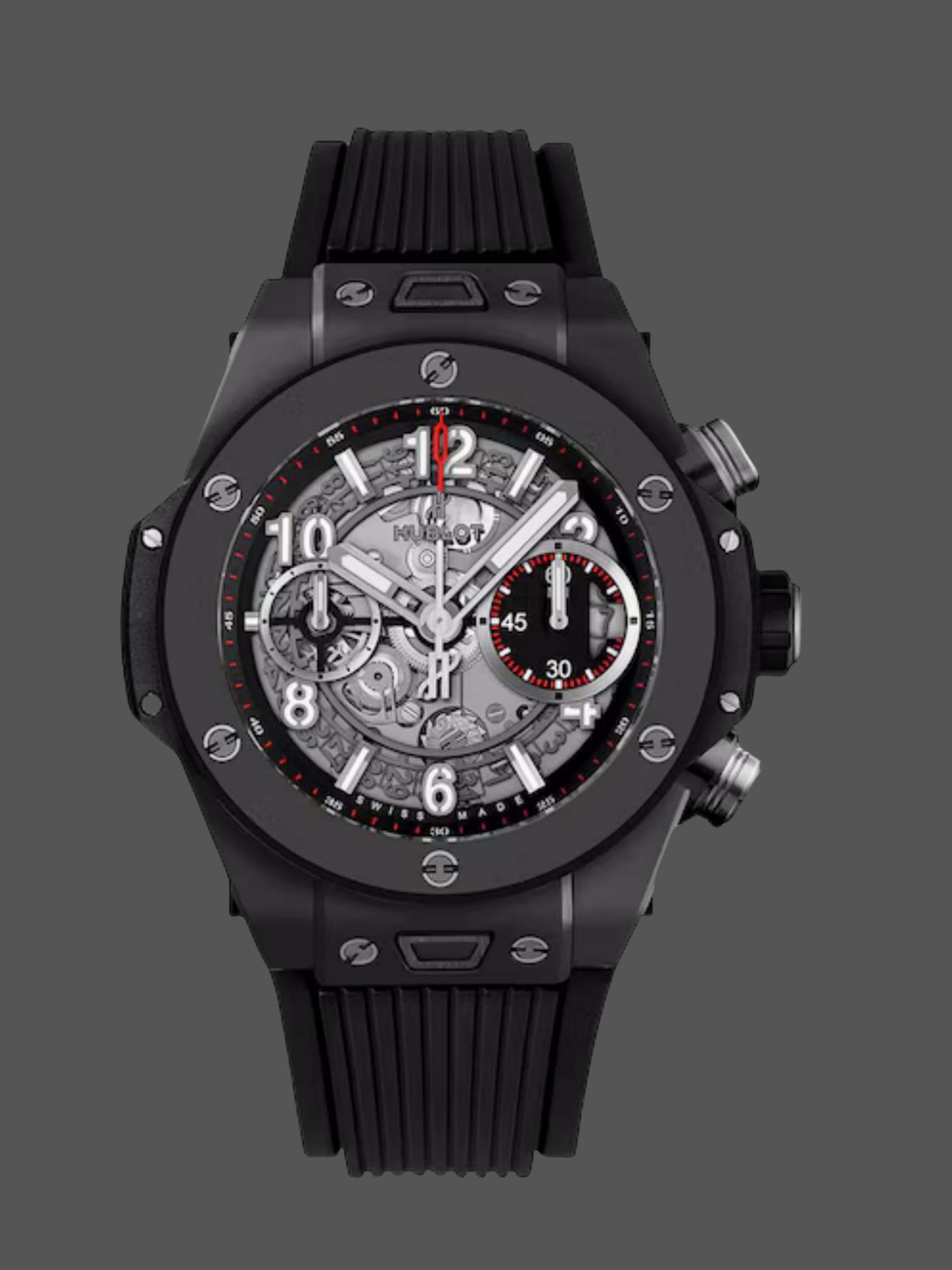 【Super Clone】Hublot 441.CI.1170.RX Big Bang Unico Black Magic 42mm Men's