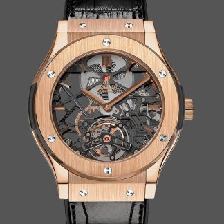 【Super Clone】Hublot Classic Fusion Skeleton Tourbillon 505.OX.0180.LR 45mm