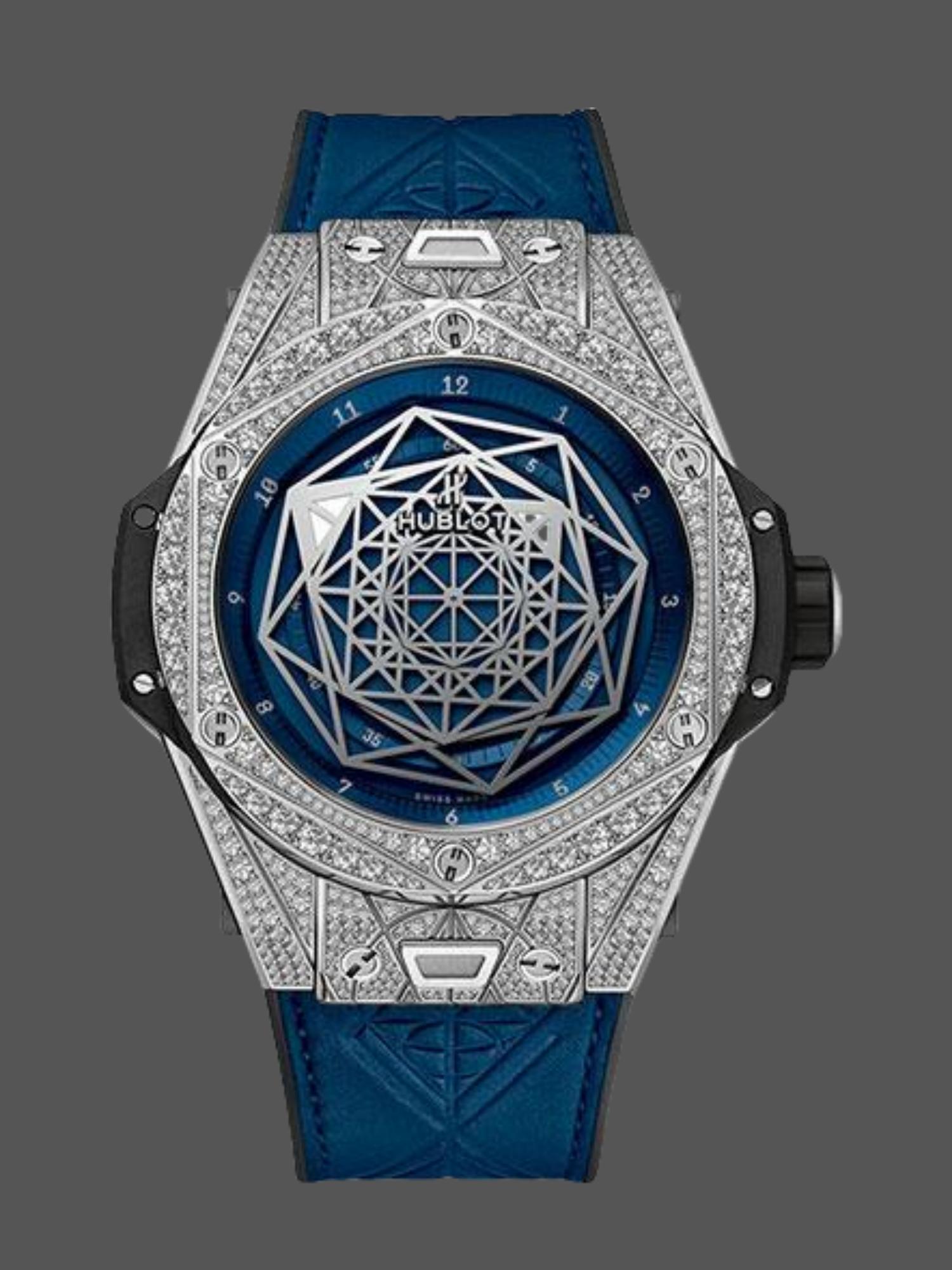 【Super Clone】Hublot Big Bang Sang Bleu Titanium 415.NX.7179.VR.1704.MXM18 45mm