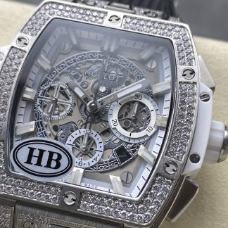 【Super Clone】Hublot Spirit of Big Bang Titanium Pavé 42 mm 642.NX.0170.RX.1704