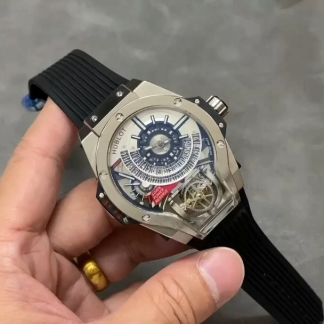 【Super Clone】Hublot MP MP-09 Tourbillon Bi-Axis Titanium 909.NX.1120.RX 45mm