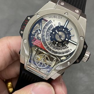 【Super Clone】Hublot MP MP-09 Tourbillon Bi-Axis Titanium 909.NX.1120.RX 45mm