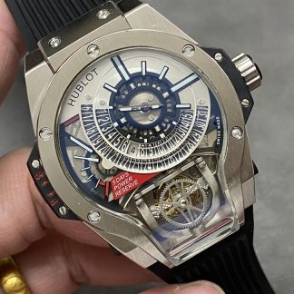 【Super Clone】Hublot MP MP-09 Tourbillon Bi-Axis Titanium 909.NX.1120.RX 45mm