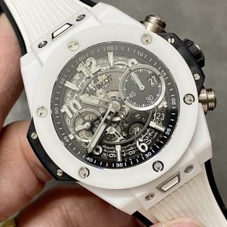 【Super Clone】Hublot Big Bang Unico White Ceramic 411.HX.1171.RX