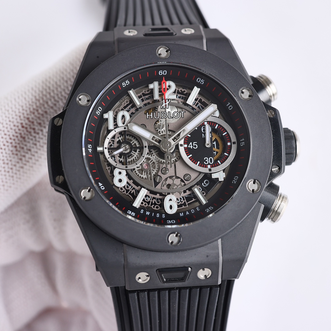 【Super Clone】Hublot 441.CI.1170.RX Big Bang Unico Black Magic 42mm Men's