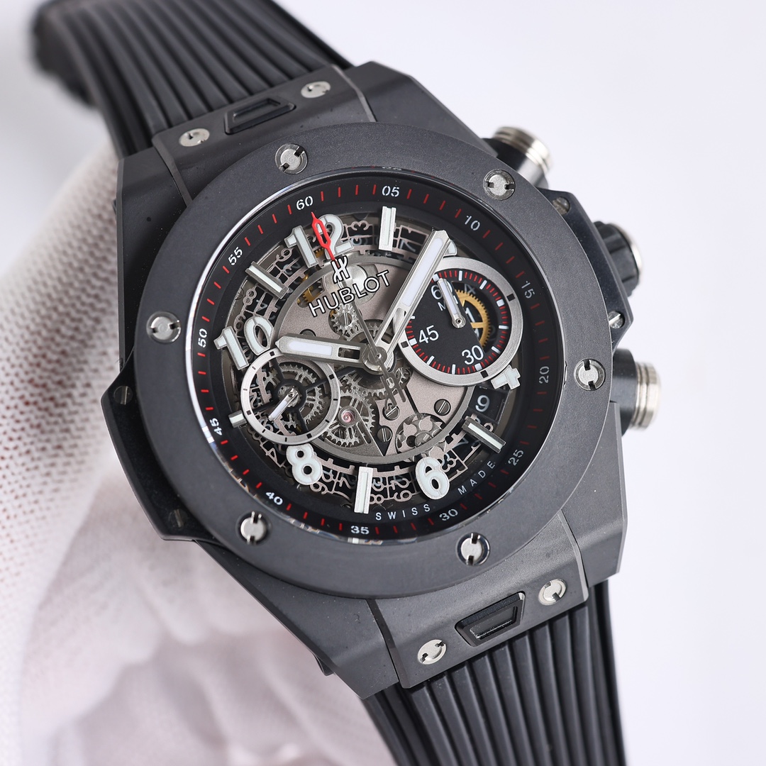 【Super Clone】Hublot 441.CI.1170.RX Big Bang Unico Black Magic 42mm Men's