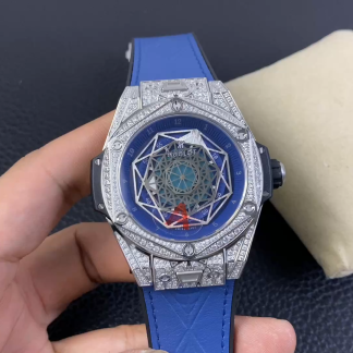 【Super Clone】Hublot Big Bang Sang Bleu Titanium 415.NX.7179.VR.1704.MXM18 45mm