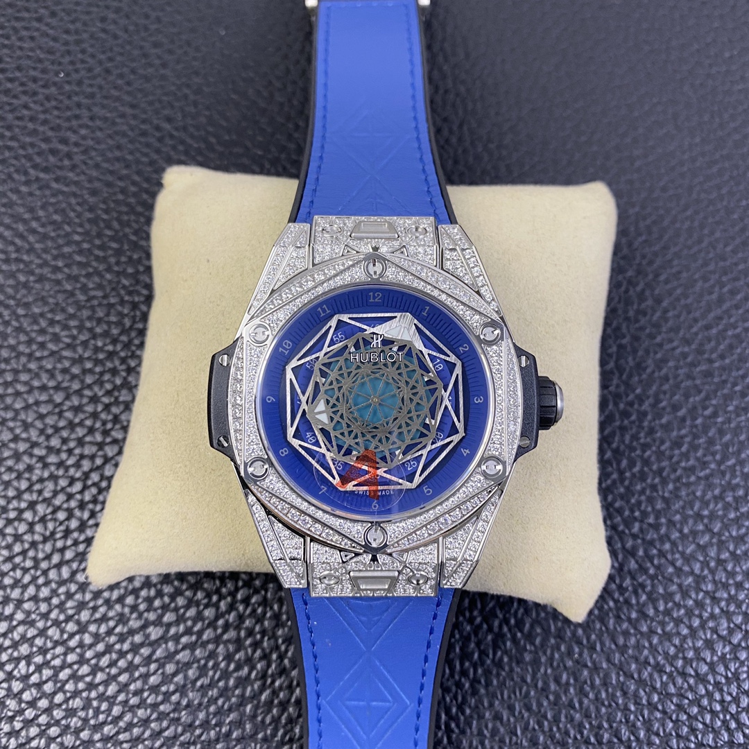 【Super Clone】Hublot Big Bang Sang Bleu Titanium 415.NX.7179.VR.1704.MXM18 45mm