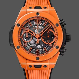 【Super Clone】Hublot Big Bang Unico Orange Ceramic 42mm 441.CU.5910.RX