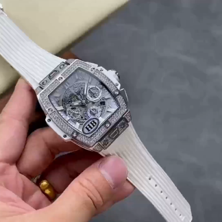 【Super Clone】Hublot Spirit of Big Bang Titanium Pavé 42 mm 642.NX.0170.RX.1704