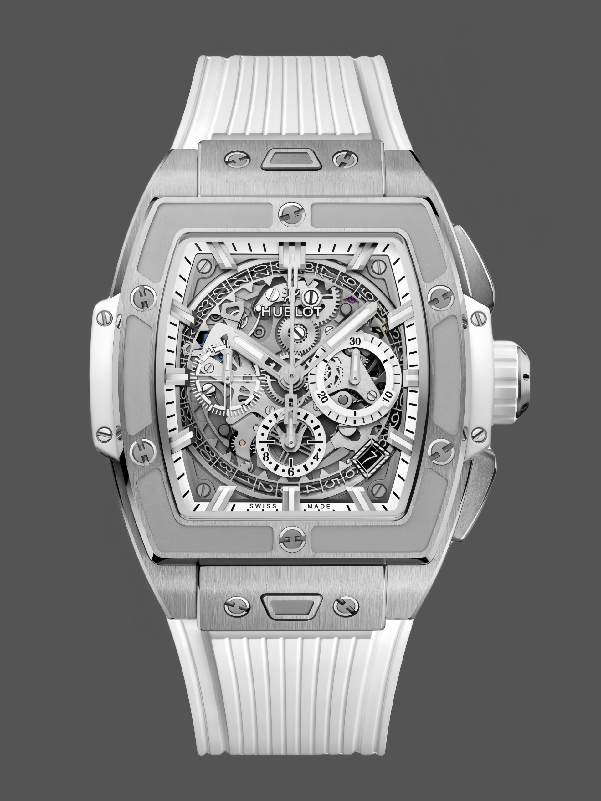 【Super Clone】Hublot Spirit Of Big Bang Titanium White Diamonds 42mm 642.NE.2010.RW
