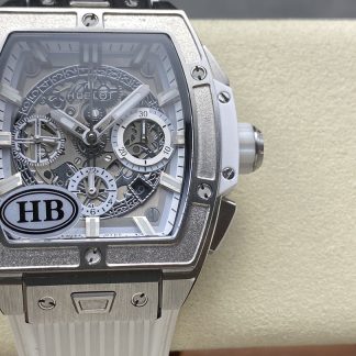【Super Clone】Hublot Spirit Of Big Bang Titanium White Diamonds 42mm 642.NE.2010.RW