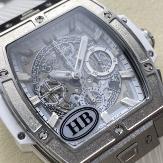 【Super Clone】Hublot Spirit Of Big Bang Titanium White Diamonds 42mm 642.NE.2010.RW