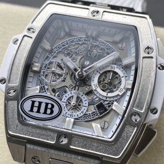 【Super Clone】Hublot Spirit Of Big Bang Titanium White Diamonds 42mm 642.NE.2010.RW