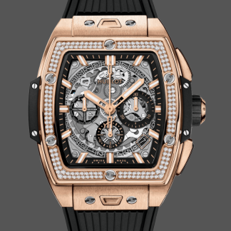 【Super Clone】Hublot Spirit of Big Bang King Gold Diamonds 42 mm 642.OX.0180.RX.1104