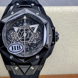【Super Clone】418.CX.1107.RX.MXM22 Hublot Big Bang Sang Bleu II Black Magic