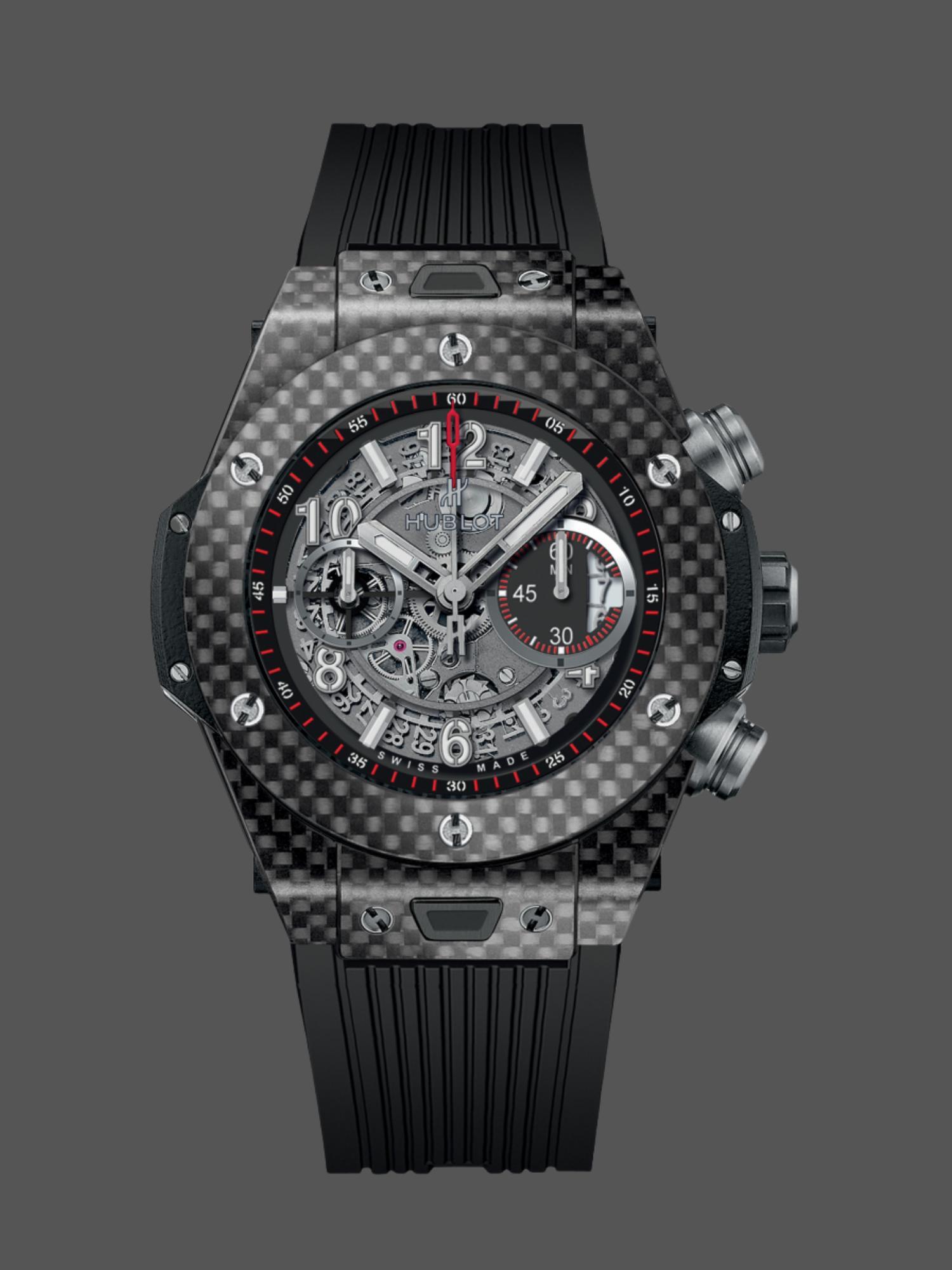 【Super Clone】Hublot 411.QX.1170.RX Big Bang UNICO Carbon 45m