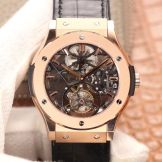 【Super Clone】Hublot Classic Fusion Skeleton Tourbillon 505.OX.0180.LR 45mm