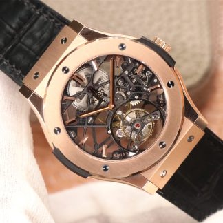 【Super Clone】Hublot Classic Fusion Skeleton Tourbillon 505.OX.0180.LR 45mm