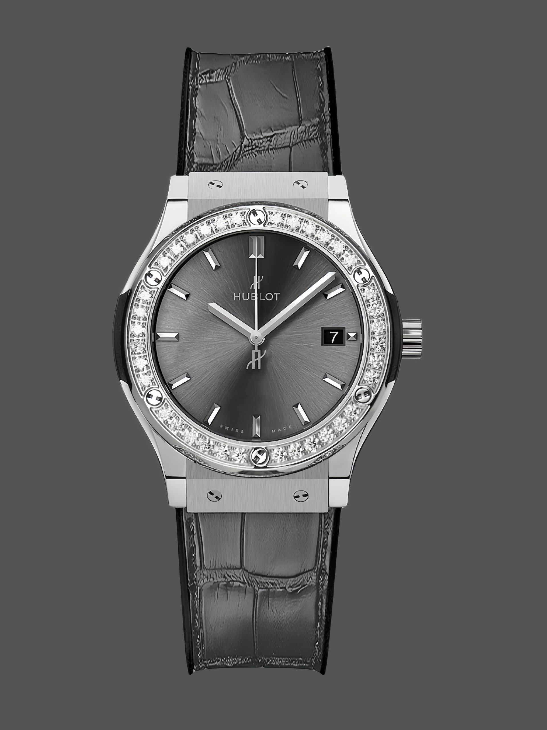 【Super Clone】Hublot Classic Fusion 581.NX.7071.LR.1104 33mm Grey Lady Replica Watch