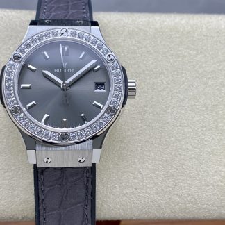 【Super Clone】Hublot Classic Fusion 581.NX.7071.LR.1104 33mm Grey Lady Replica Watch