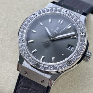 【Super Clone】Hublot Classic Fusion 581.NX.7071.LR.1104 33mm Grey Lady Replica Watch