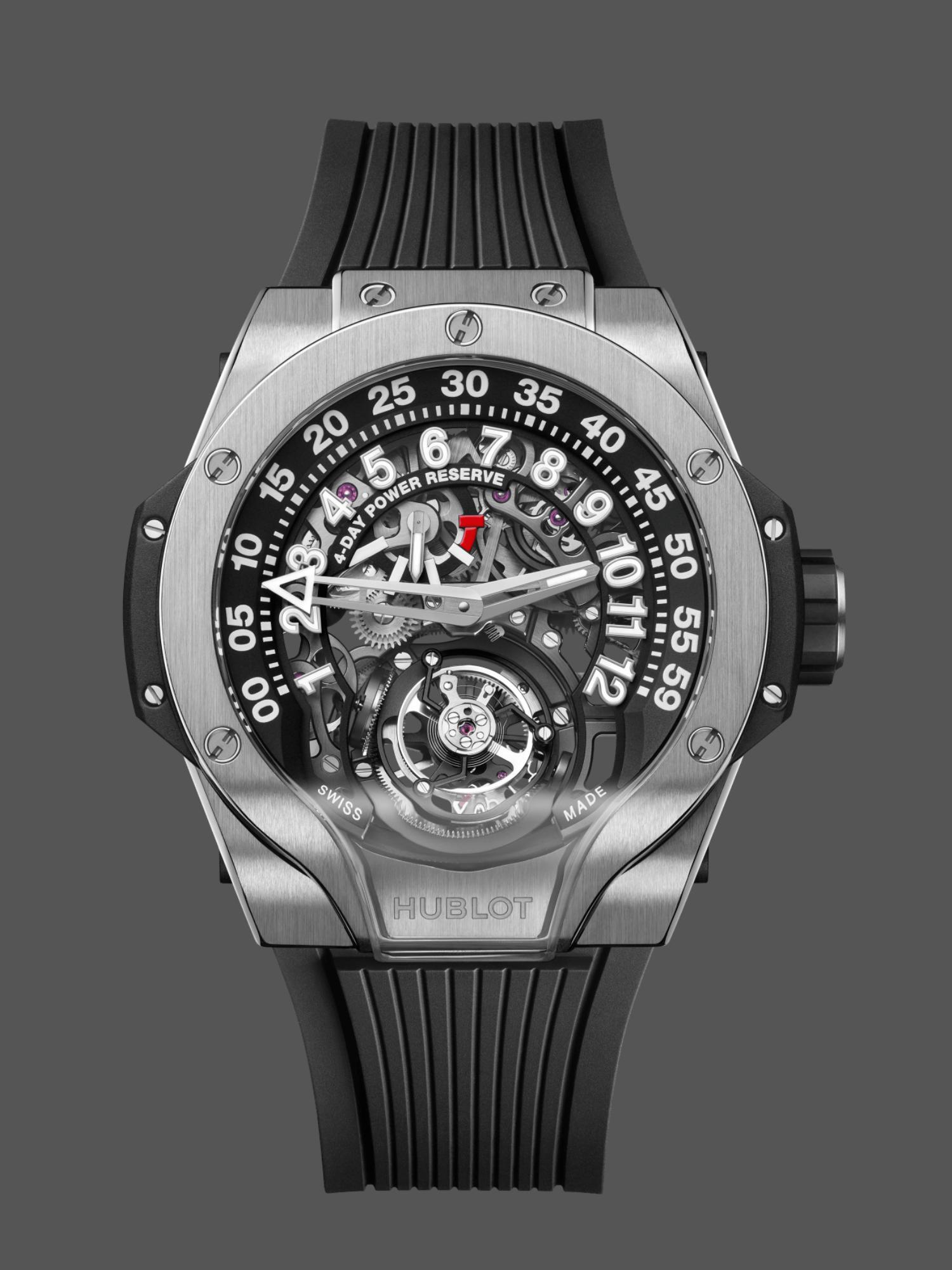 【Super Clone】Hublot MP-13 Tourbillon Bi-Axis Retrograde 913.NX.1170.RX 44 mm