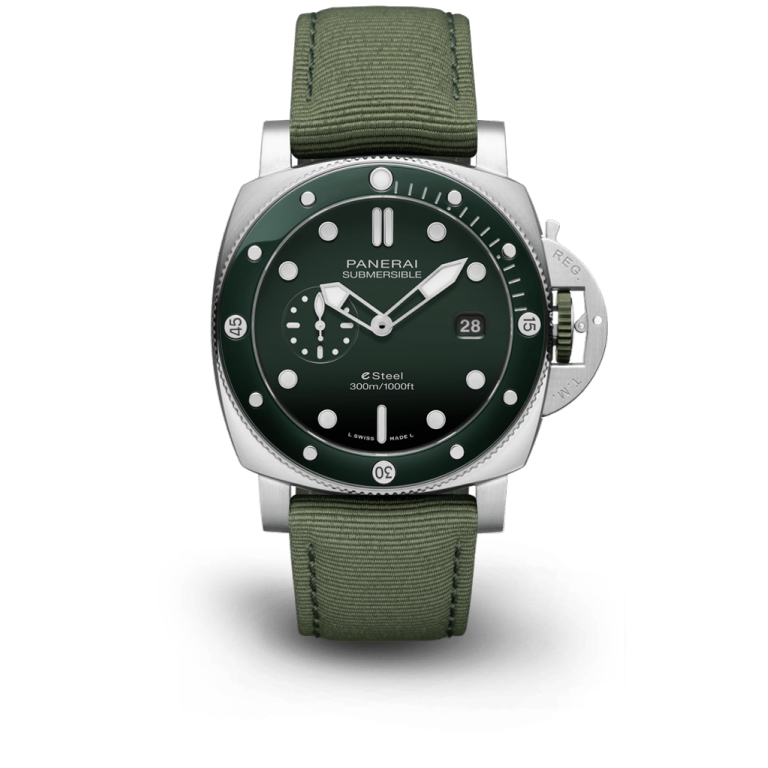 【Super Clone】Submersible Green QuarantaQuattro ESteel? Verde Smeraldo 44mm