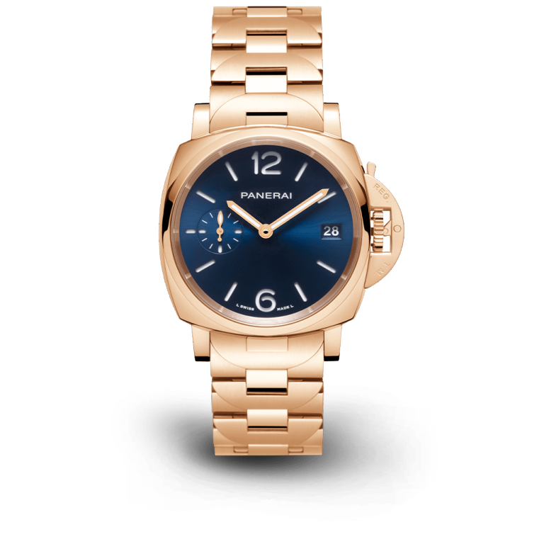 【Super Clone】Luminor Due Golden Blue TuttoOro 38mm