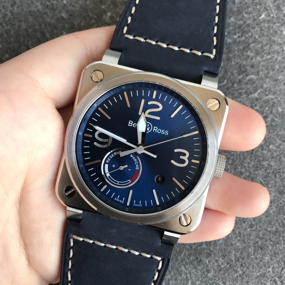 【Super Clone】Bell & Ross INSTRUMENTS series BR0397-BL-SISCA2 Blue