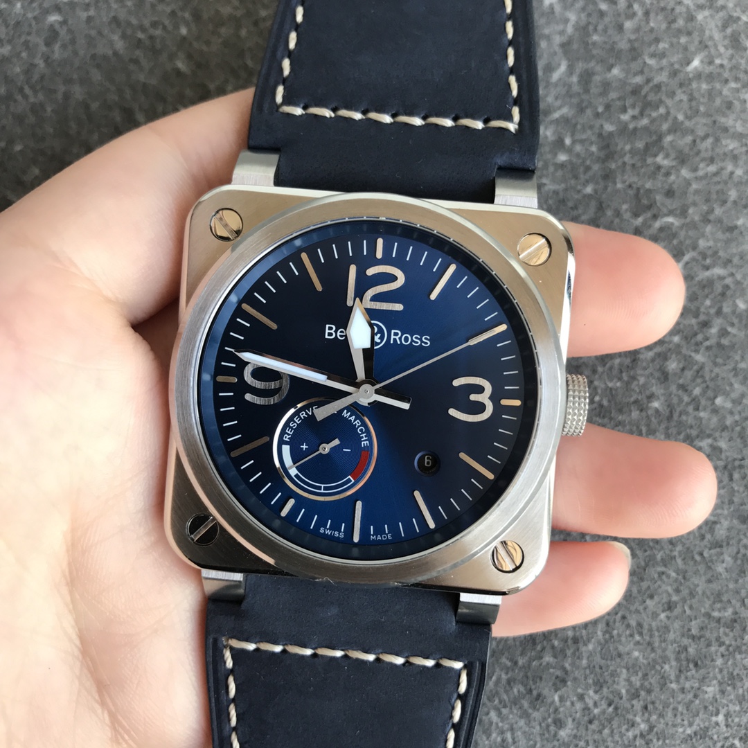 【Super Clone】Bell & Ross INSTRUMENTS series BR0397-BL-SISCA2 Blue